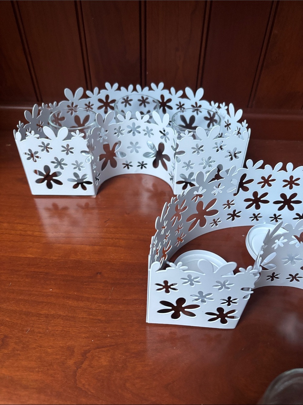 PartyLite "Blumenmeer" or "Blossom" decorative candle holder set - Picture 6 of 11